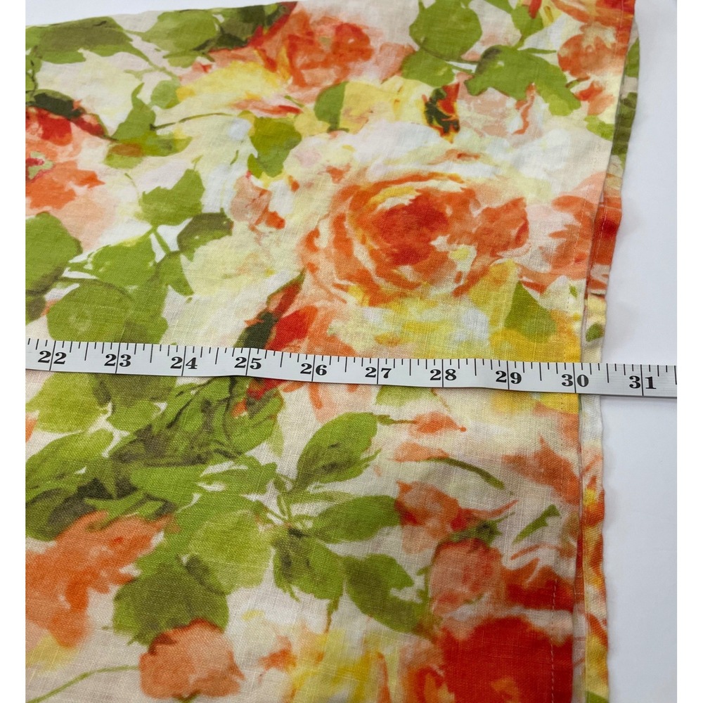 Jones New York Sport Women's Linen Blend Floral Tunic Top Size Large - Picture 5 of 15